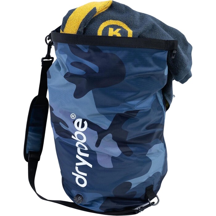 2024 Dryrobe Compression Travel Bag V3 - Blue Camo / Blue